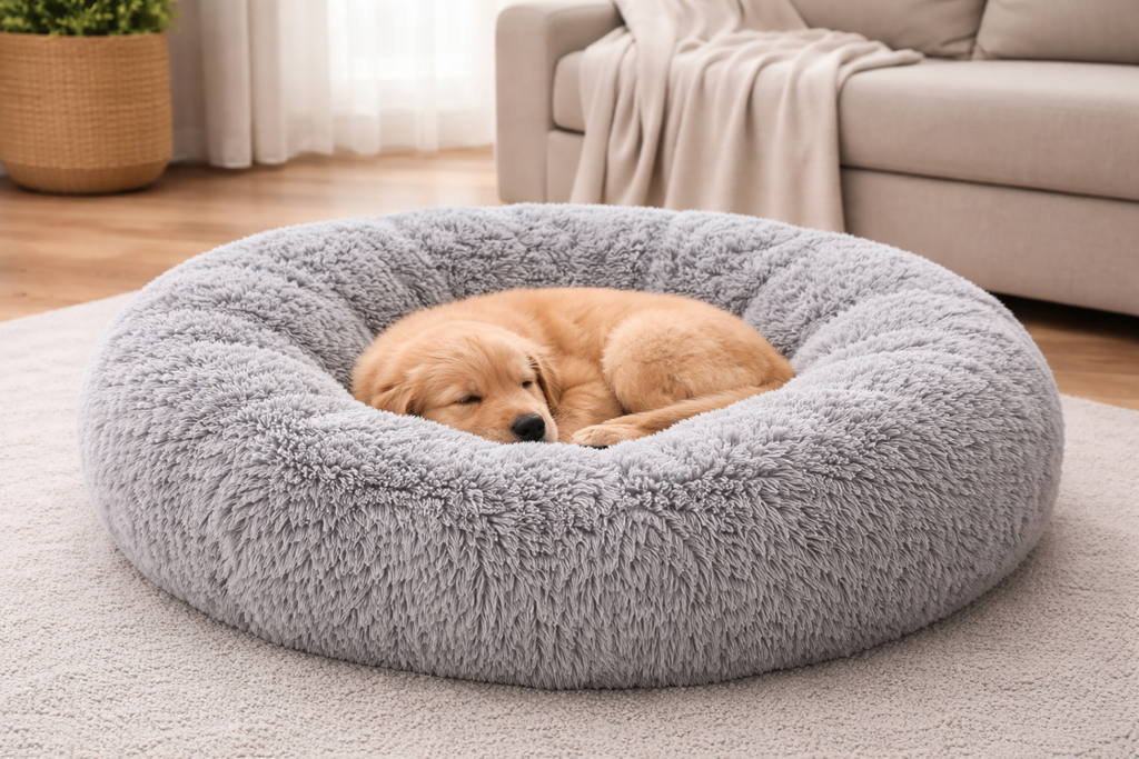HavenNest™ - Cuccia calmante premium per cani e gatti