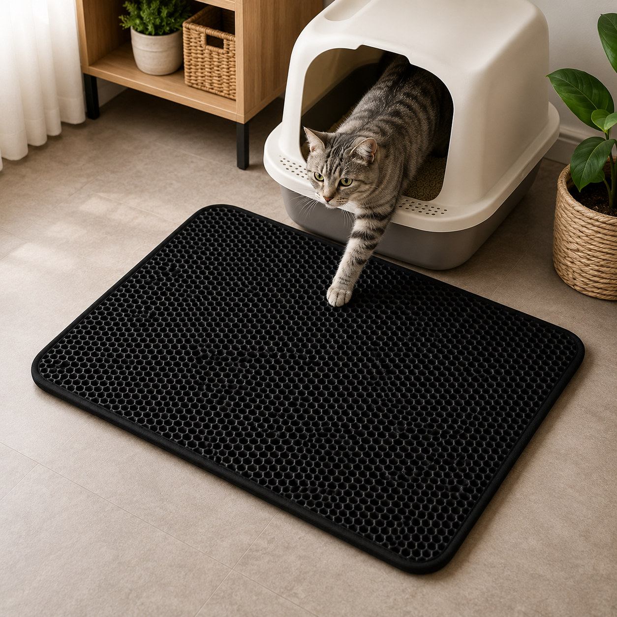 CleanStep™ - Tappeto filtrante anti-dispersione per lettiera
